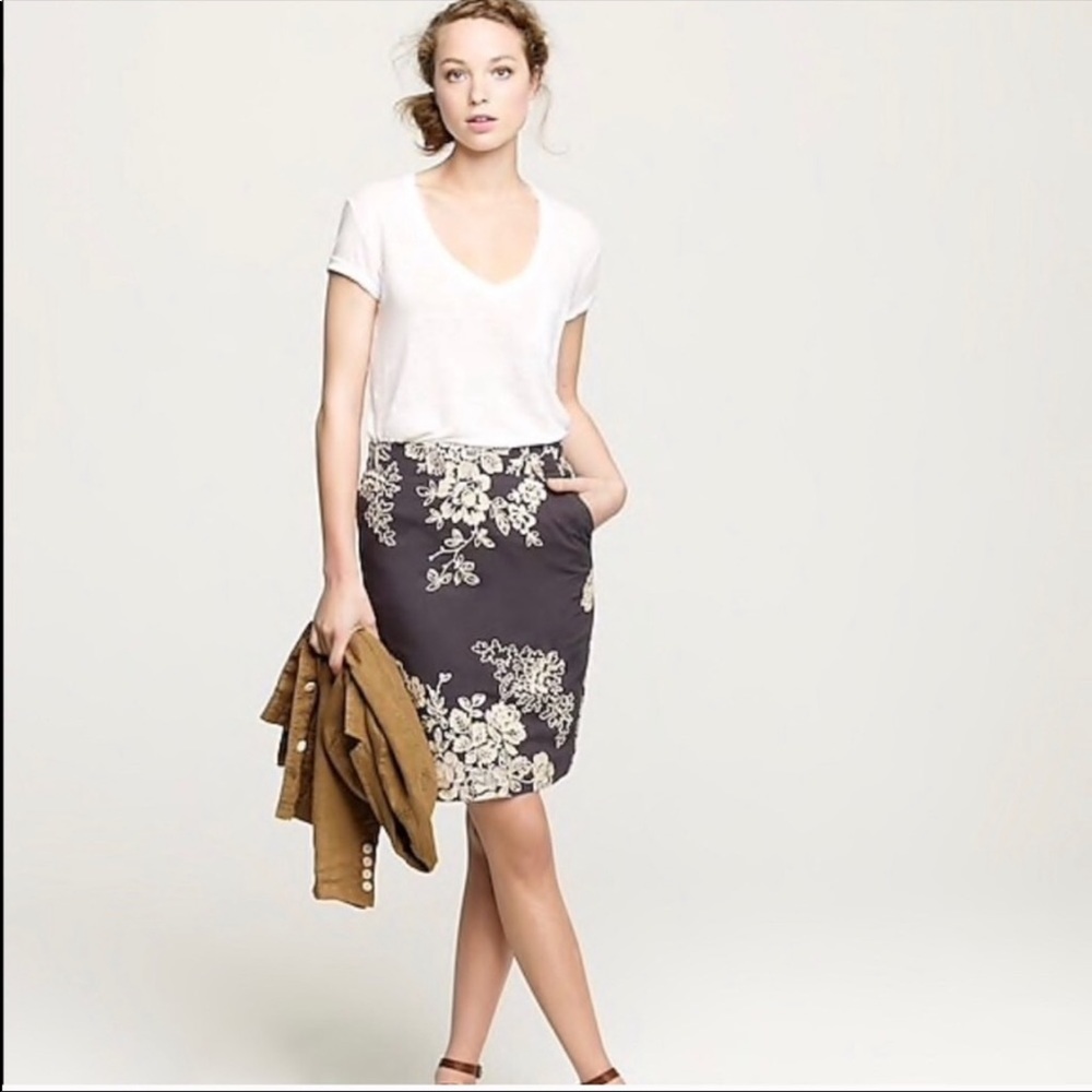 NWOT J. Crew Mirabel Pencil Skirt